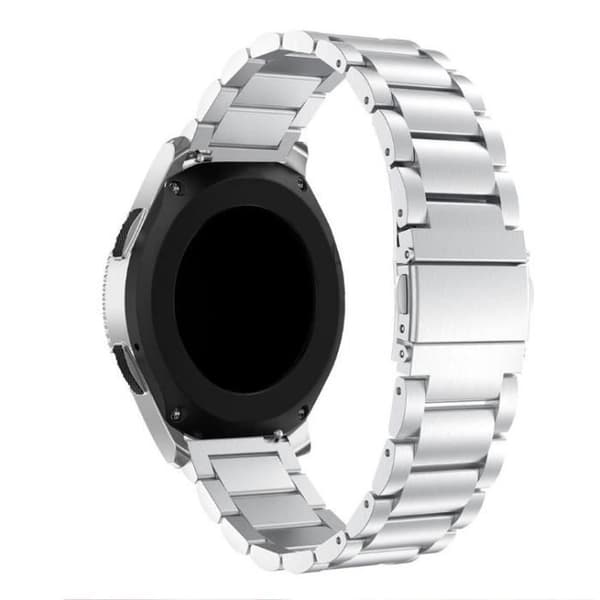 Urrem - Rustfrit stål - 22mm - Sølv - Kompatibel med Samsung Gear S3/Huawei Watch GT 2
