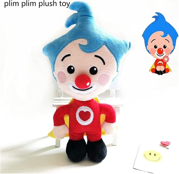 Plim 7,8 tum Plysch Clown Dockleksak
