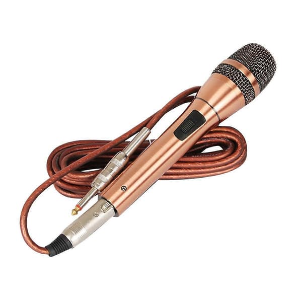 Universal Wired Handheld Dynamic Microphone Noise Cancelling Mic for Outdoor Karaoke Meetings Singing