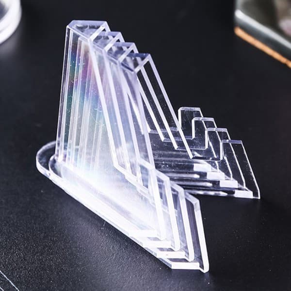 10 stk Akryl Stativ Mynt Display Staffeli Holder Liten stativ