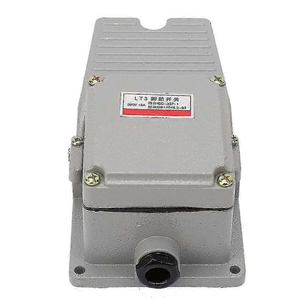 Fotpedal LT3 med aluminiumskal, Halkfri