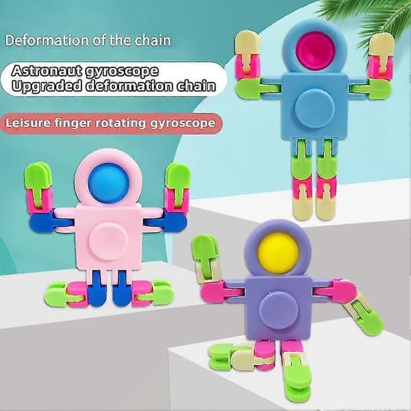 Astronaut Shape Toy Lightweight Portable Model Robust Model Toys for Decompression