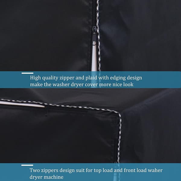 Washing Machine Cover Fits Most Top-Load Washers/Dryers