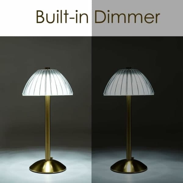 Cordless LED Table Lamp, Battery Operated Table Lamp, Dimmable LED