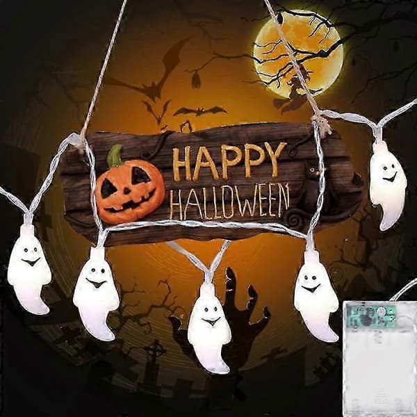 LED-valosarja Aave Halloween-koristelu 1,2 m 2,5 m 5 m