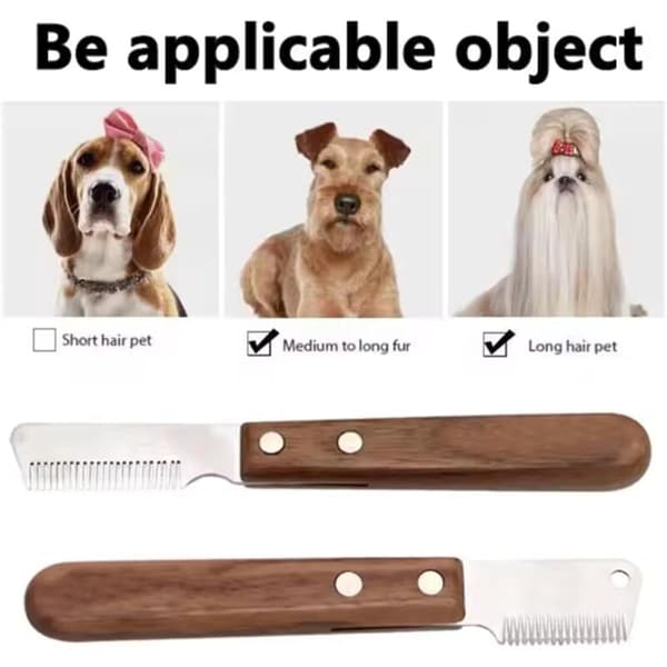Pelskam Terrier Trimme-kam Hundepleje