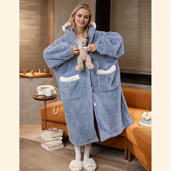 Hajeteppe Blue Shark - Polyesterfleece Blue Shark