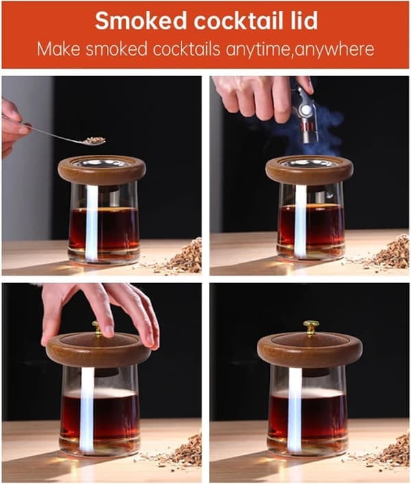 Cocktail Smoker Kit – Old Fashioned rökinfuserare för whiskey bourbon