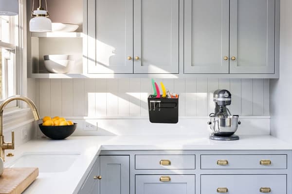 Wall-Mounted Utensil Holder - Kitchen Utensil Rack - 19x20 cm 416