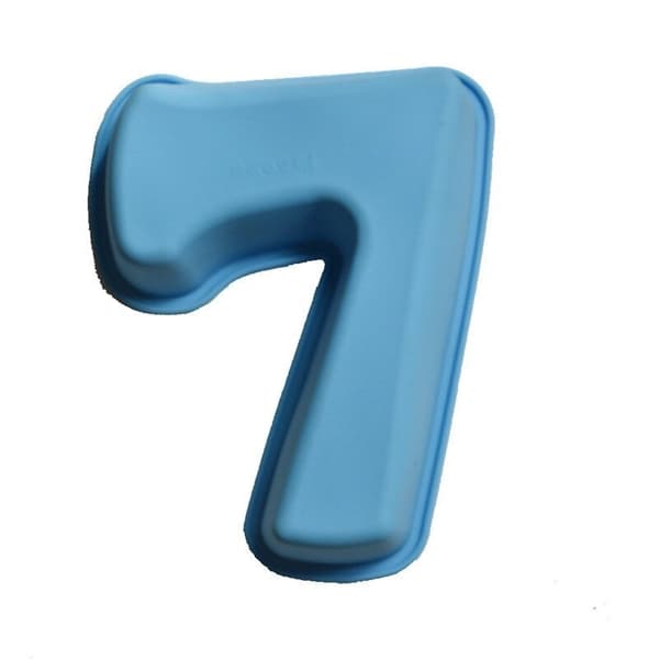 Numero 7 Numerokakku Pieni Numeromuotti multifärg multicolor