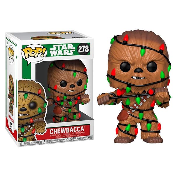 POP-hahmo Star Wars Holiday Chewie valoilla