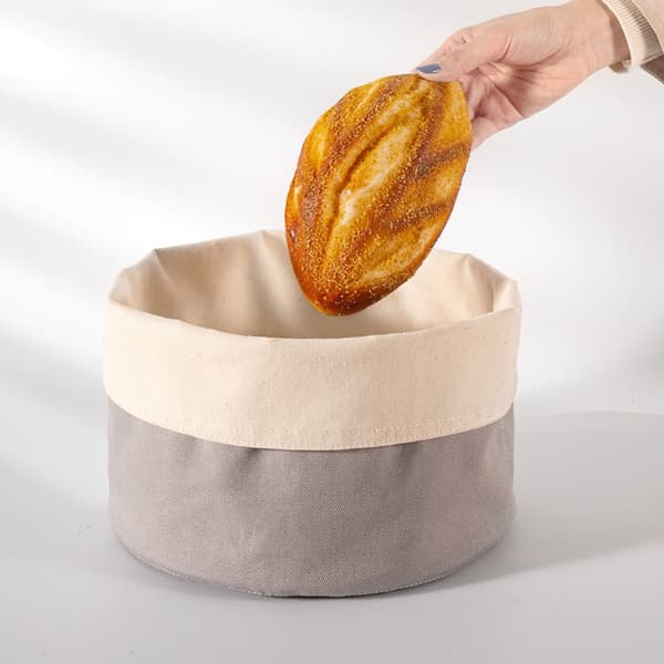 Cotton Fabric Bread Basket for Fresh Bread, Efficient Kitchen Storage Solution for Toast