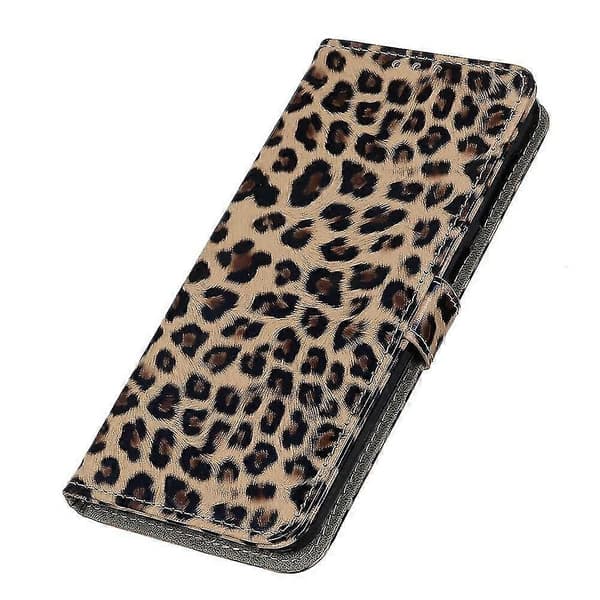 Fodral för Samsung Galaxy S23+ Leopardmönstrat Plånboksfodral PU-läder Lås Stötsäkert Skydd