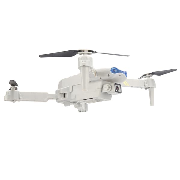 Remote Control 4K Camera Drone Foldable 4-Axis RC Quadcopter Model Toy with LED Light Dual Camera 0.1 0.1