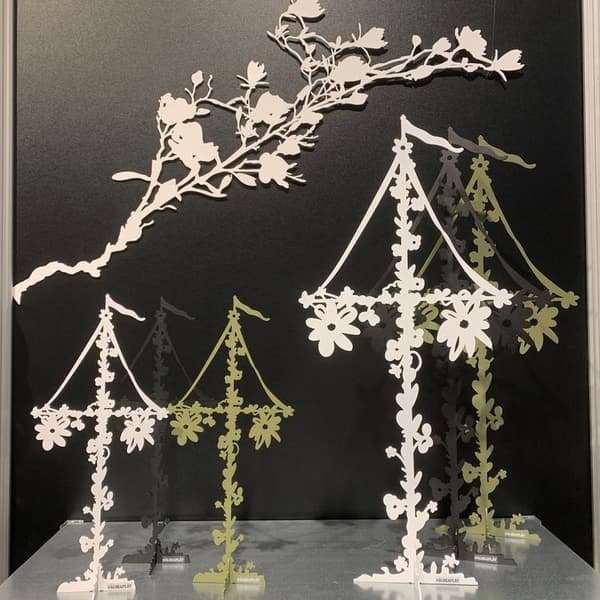 Midsummer Pole Miss Summer Decoration White Small 36cm White Liten 36cm