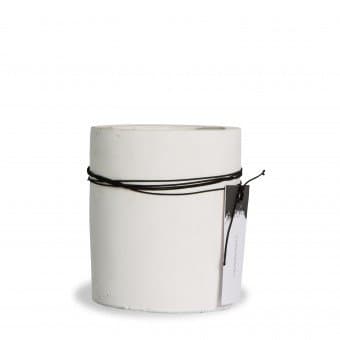 Duftlys i keramikk Victorian Candle White White Conundrum