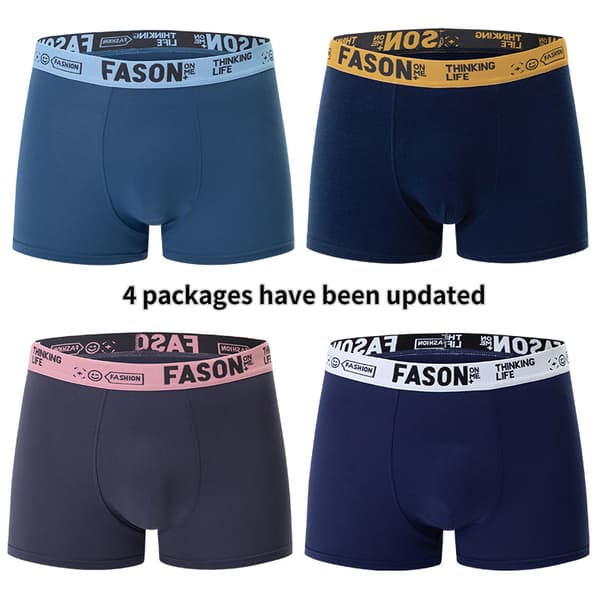 4-pakning boksershorts for menn, pustende, S, 4PCS-B 4PCS-B S