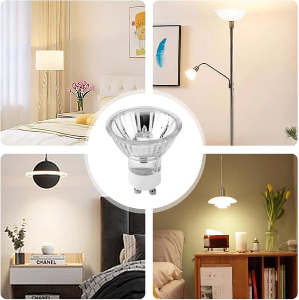 12-pack GU10 Halogenlampor 35W 230V Varmvit 2800K för infälld belysning