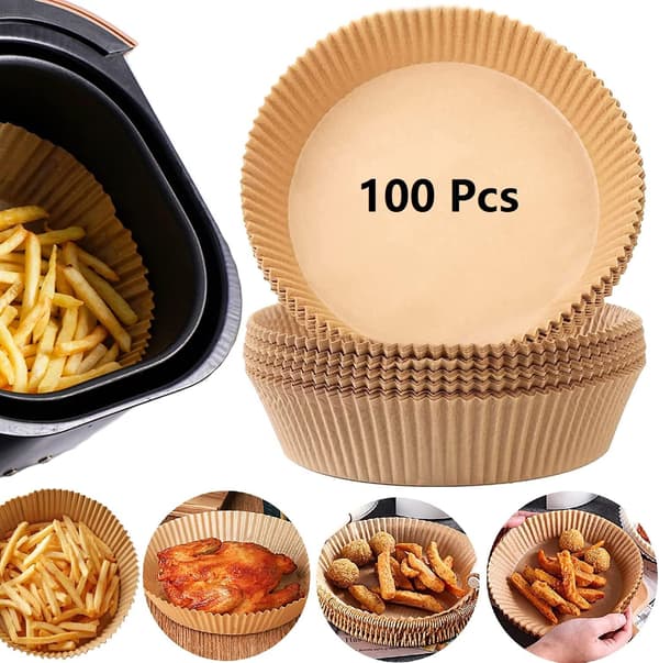 Engangs Airfryer Papirforinger, 100 stk. Engangs Non-stick