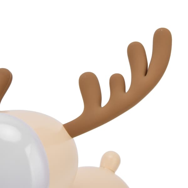 LED Night Light Moose for Children, USB Rechargeable, Warm White, for Reading and Learning