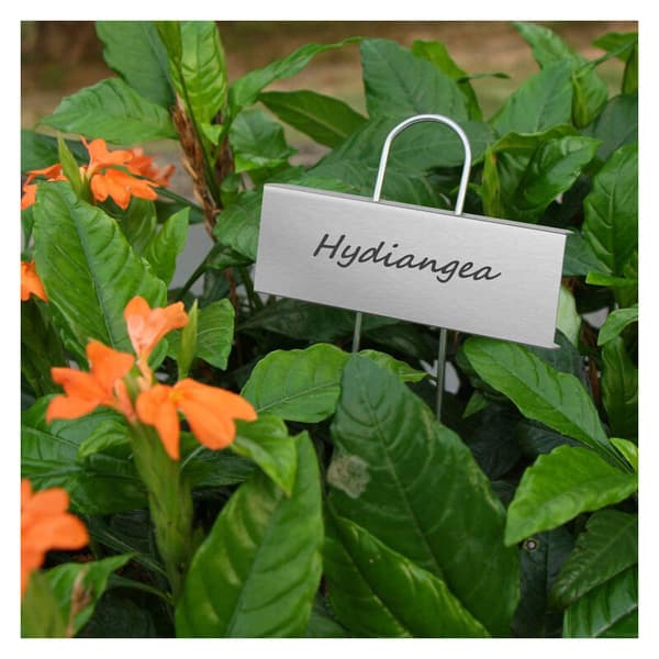 25x MEDIUM metal plant labels - Surface 9x3cm Height 30cm