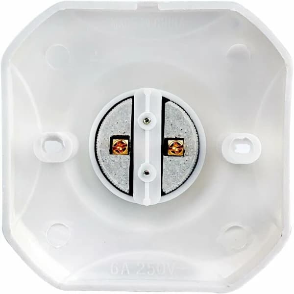 E27 Screw-in Socket for Indoor Ceiling Lamp, Plastic Base, 2-pack