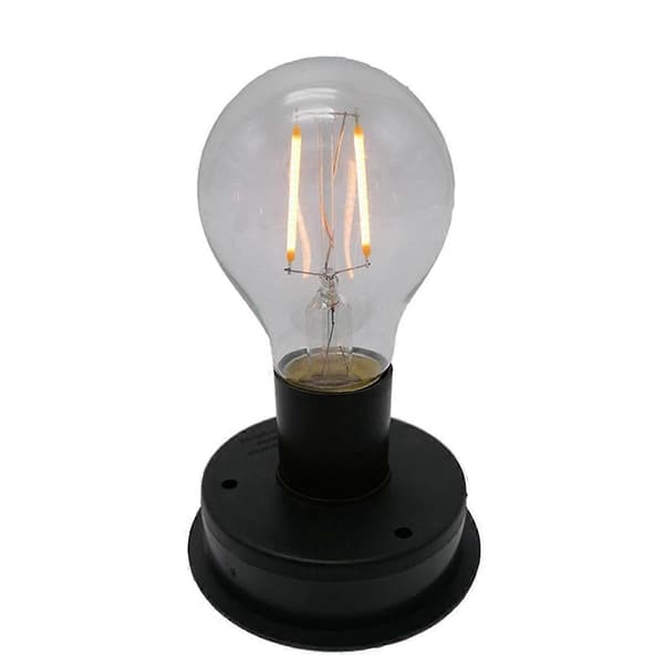 5 Solcelle LED Wolfram-filamentlampe 2800K Lyssensor Gjerde Nattlys for Hage As shown