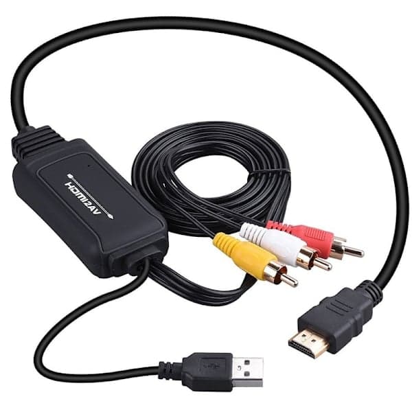 HDMI til AV/RCA-omformer