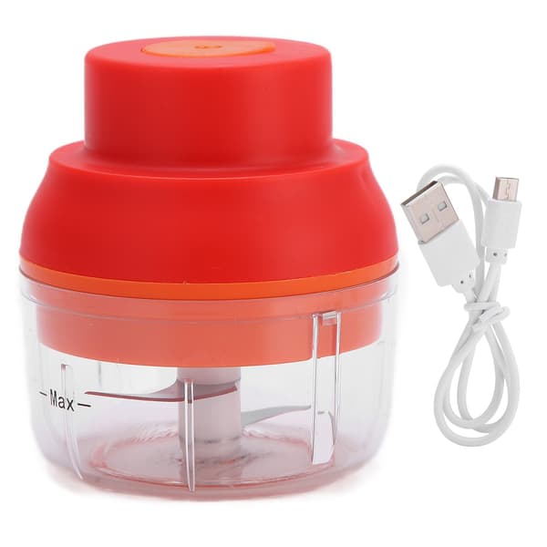 Mini Electric Garlic Press, USB Rechargeable, Handheld Chopper, 100ml, for Home Kitchen