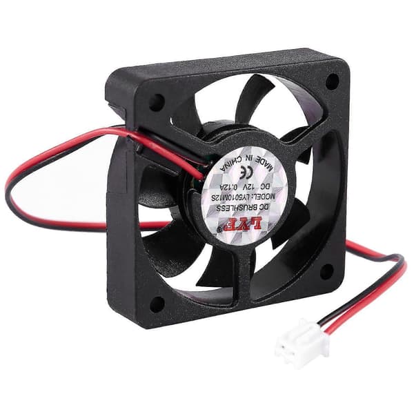 50mm 12v 2-pin 4000rpm Hylse PC Datakasse CPU Kjølevifte