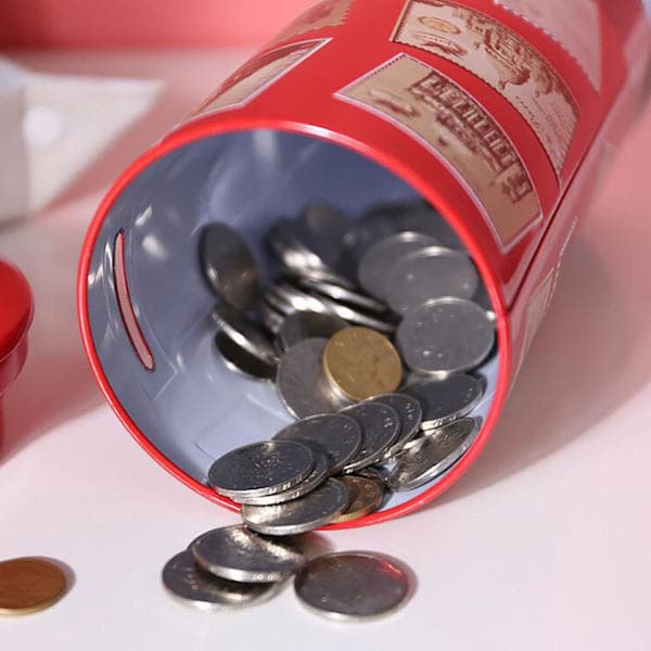 New Creative Tin Box Old Coin Jar Decoration