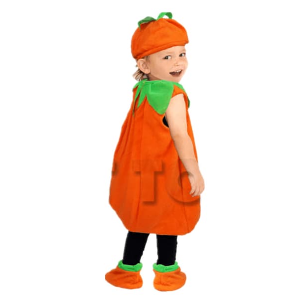 Børns Halloween-kostumer, babymodellerings-performance-kostumer, søde græskar-tøj, egnet til højde 95-100cm