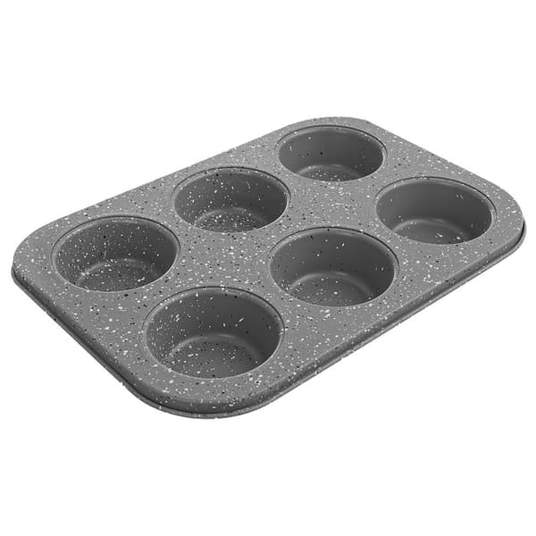 Muffinsform för 6 stora muffins med non-stick-beläggning