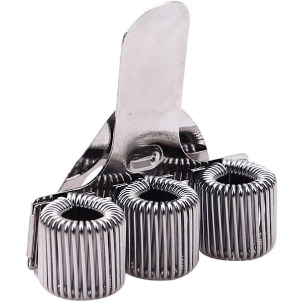 Premium 3-hullers metalpenholder med lommeklemme til notesbøger
