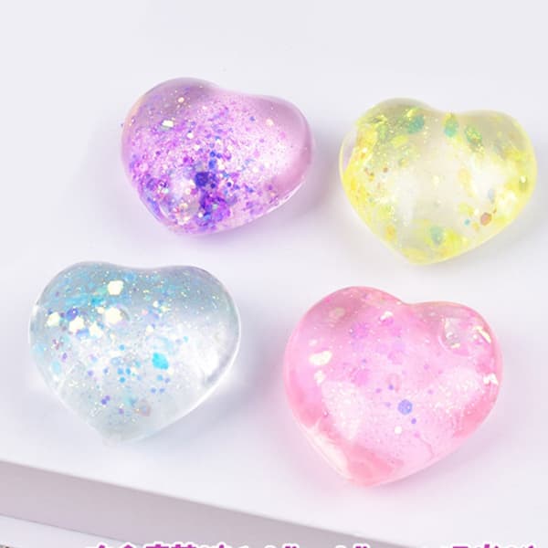 Squeezable Stretchable Love Heart Soft Squeeze Toy for Valentine's Day Office Gift