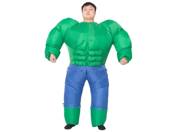 Uppblåsbar Hulk-dräkt