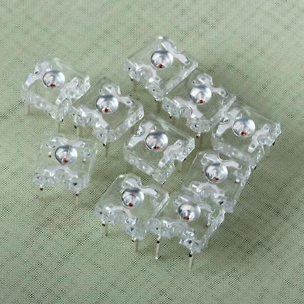 10 kpl 3 mm Piranha Super Flux punainen LED-lamppu