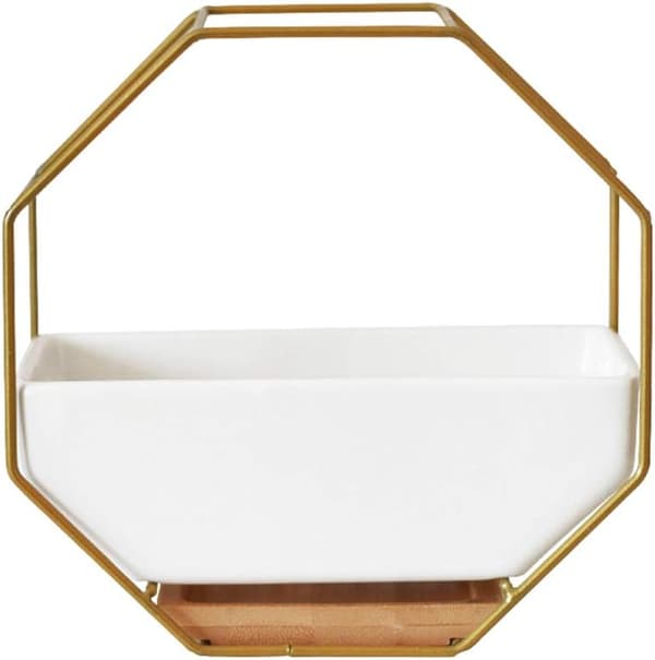 Blomkruksöverdrag, Blomkruka, Väggmonterad Blomkruka Geometrisk Suckulent