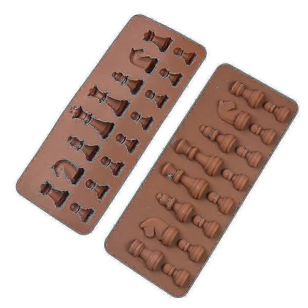 JiaWei Cake Mold Chess Shaped Chocolate Mold Ice Cube Mold Baking Mold Silicone Mold Cake Decoration cvV