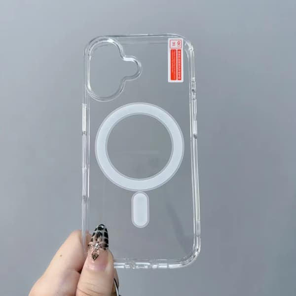 iPhone 17 Pro Max MagSafe-deksel, gjennomsiktig – tynt og støtsikkert beskyttelse iPhone 17 Pro MAX iPhone 17 Pro MAX iPhone 17 Pro MAX