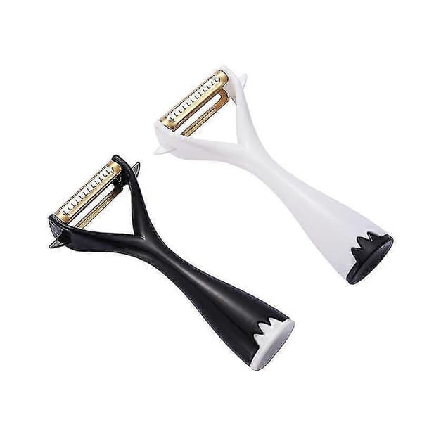Skreller i rustfritt stål for poteter, grønnsaker, frukt (2 stk) Jinyu