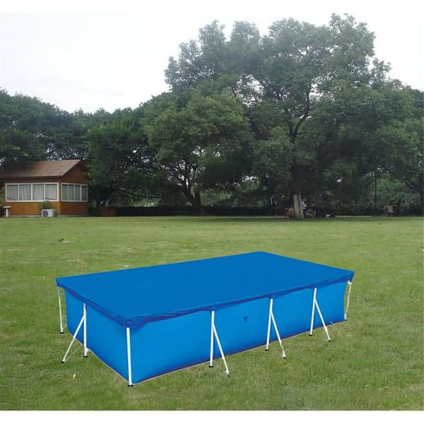 Suorakulmainen allaspeite 220x150 cm, vedenpitävä, pölytiivis ja UV-suojattu, polyesteri
