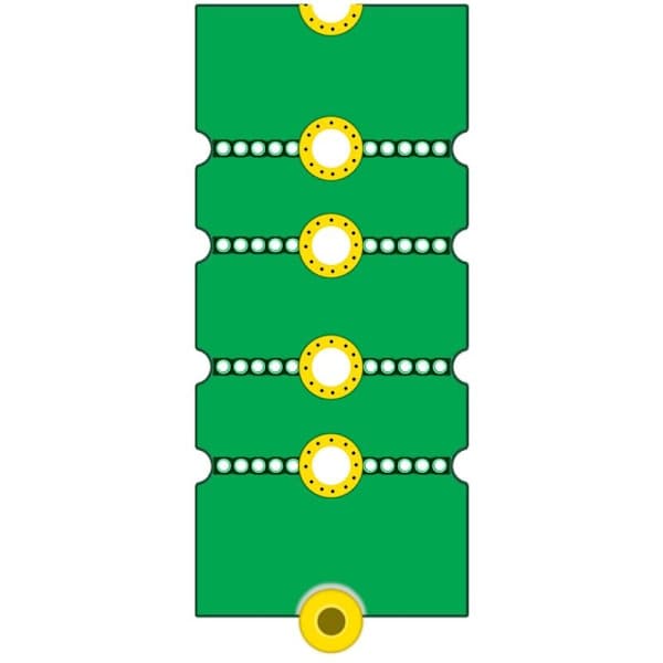 NGFF M.2 NVMe-adapter 2230 til 2242/2260/2280, 2242 til 2280, 2260 til 2280