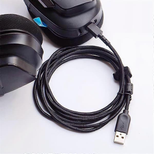 USB-opladningskabel hovedtelefonkabel til Logitech G533 G633 G933