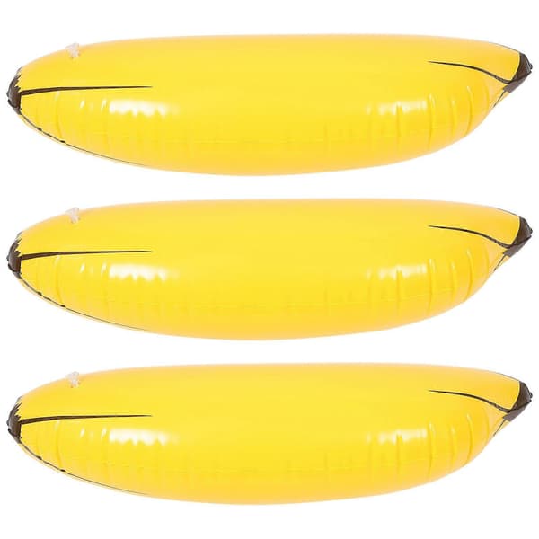 3 stk Festspill Oppblåsbart Banankastespill Rekvisitter for Kastespill Festdekor