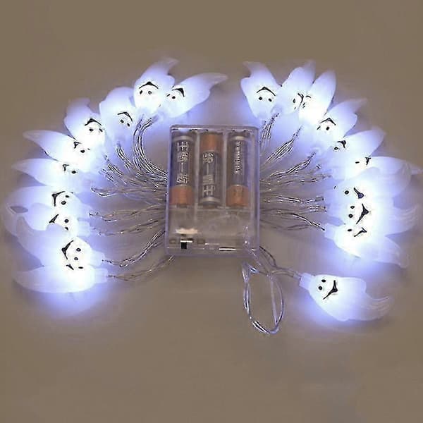 LED-lysslynge spøkelse Halloween-dekorasjon 1,2 m 2,5 m 5 m