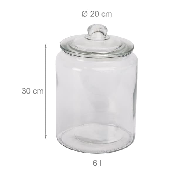 Lufttæt opbevaringsglas med silikoneforsegling
