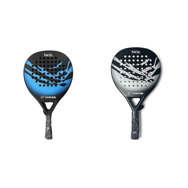 Padelracket i kolfiber med EVA-kärna, 60 hål, inklusive väska