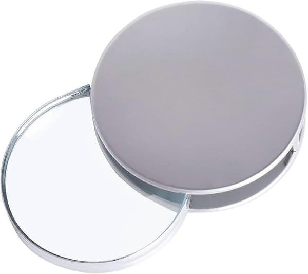 20X sammenleggbart lomme-forstørrelsesglass med metallveske, sammenleggbart leseforstørrelsesglass, bærbart