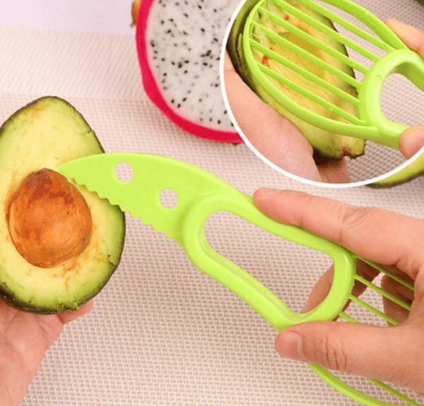 Avocado slicer / divider / pitter kitchen utensil kitchen food kitchen Grön green
